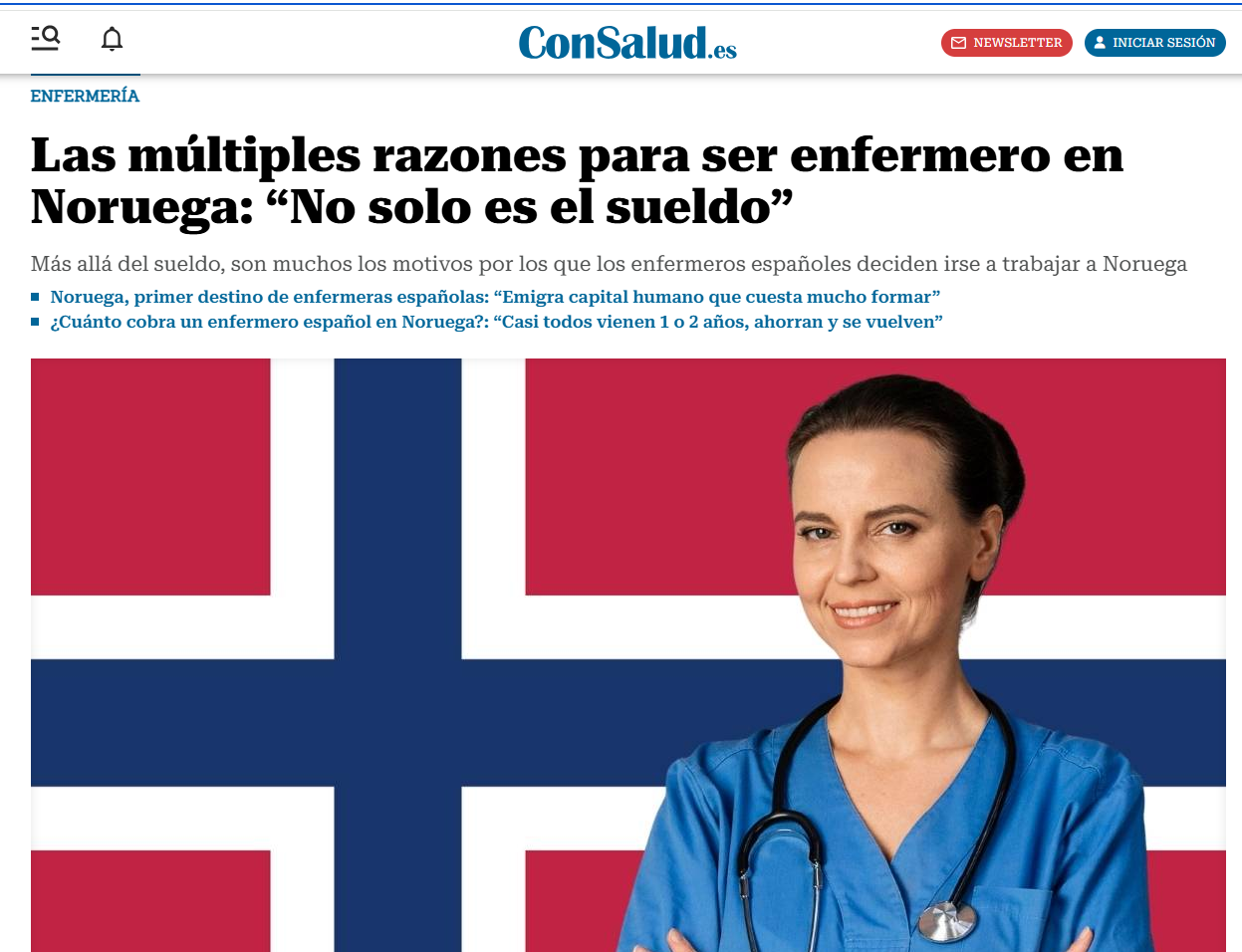 Entrevista Maria Torres enfermera noruega